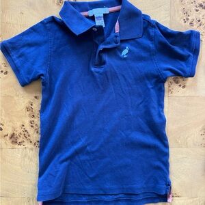 The Beaufort Bonnet Company Navy Polo with red accents